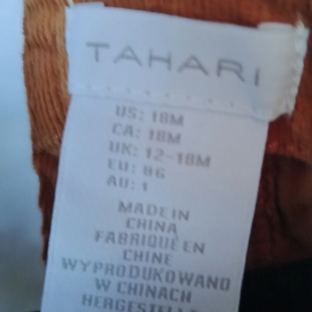 Tahari Corduroy Dress - 18M